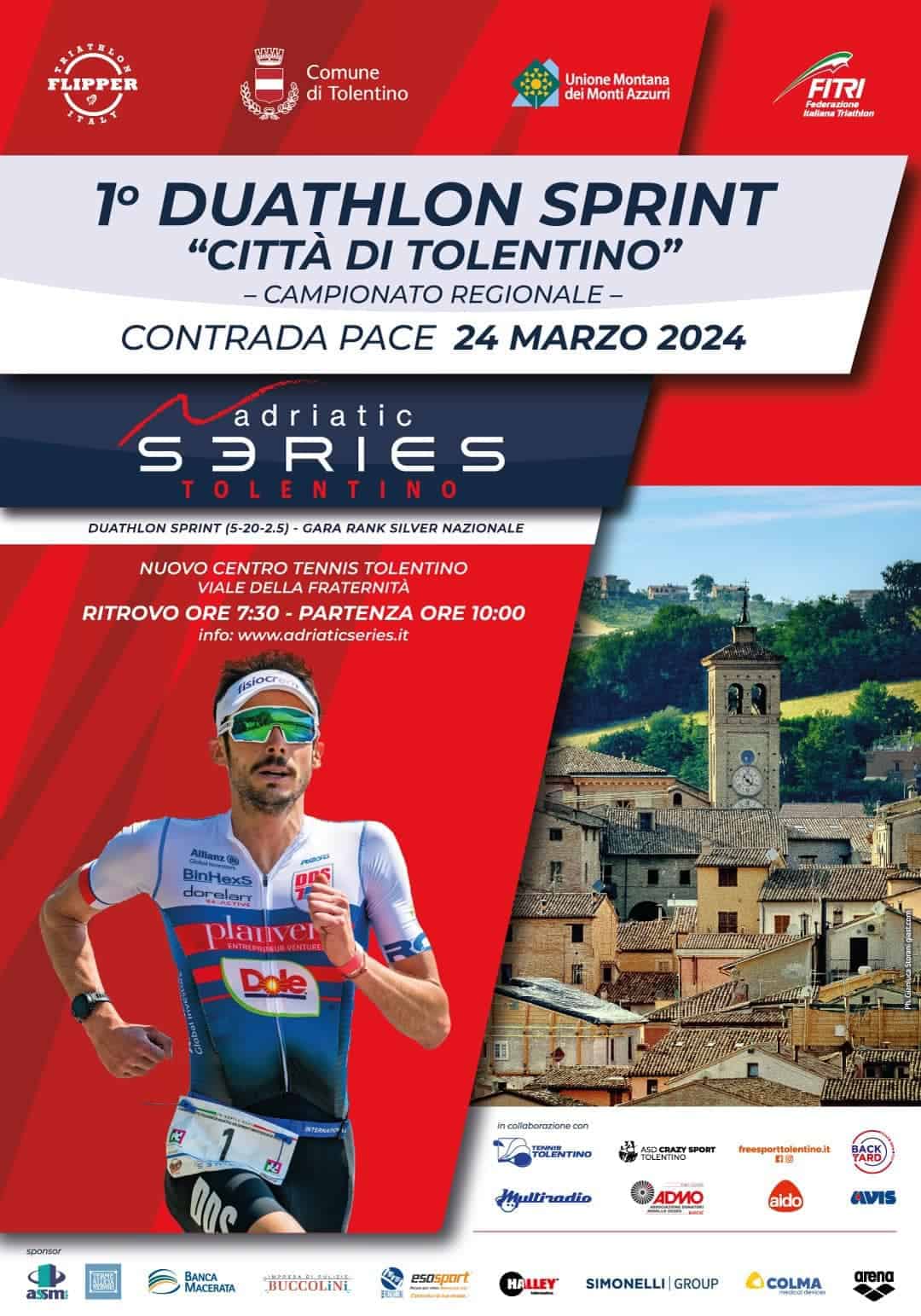 1° Duathlon Sprint "Città di Tolentino" - Campionato Regionale