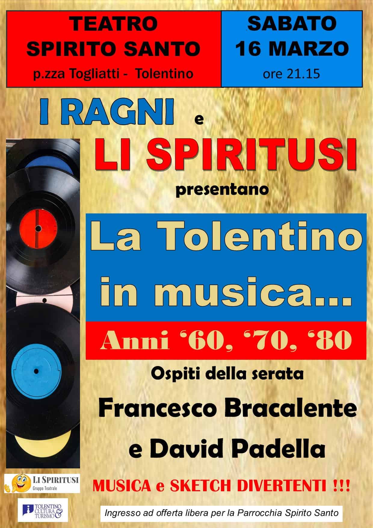 La Tolentino in musica... anni '60. '70. '80.