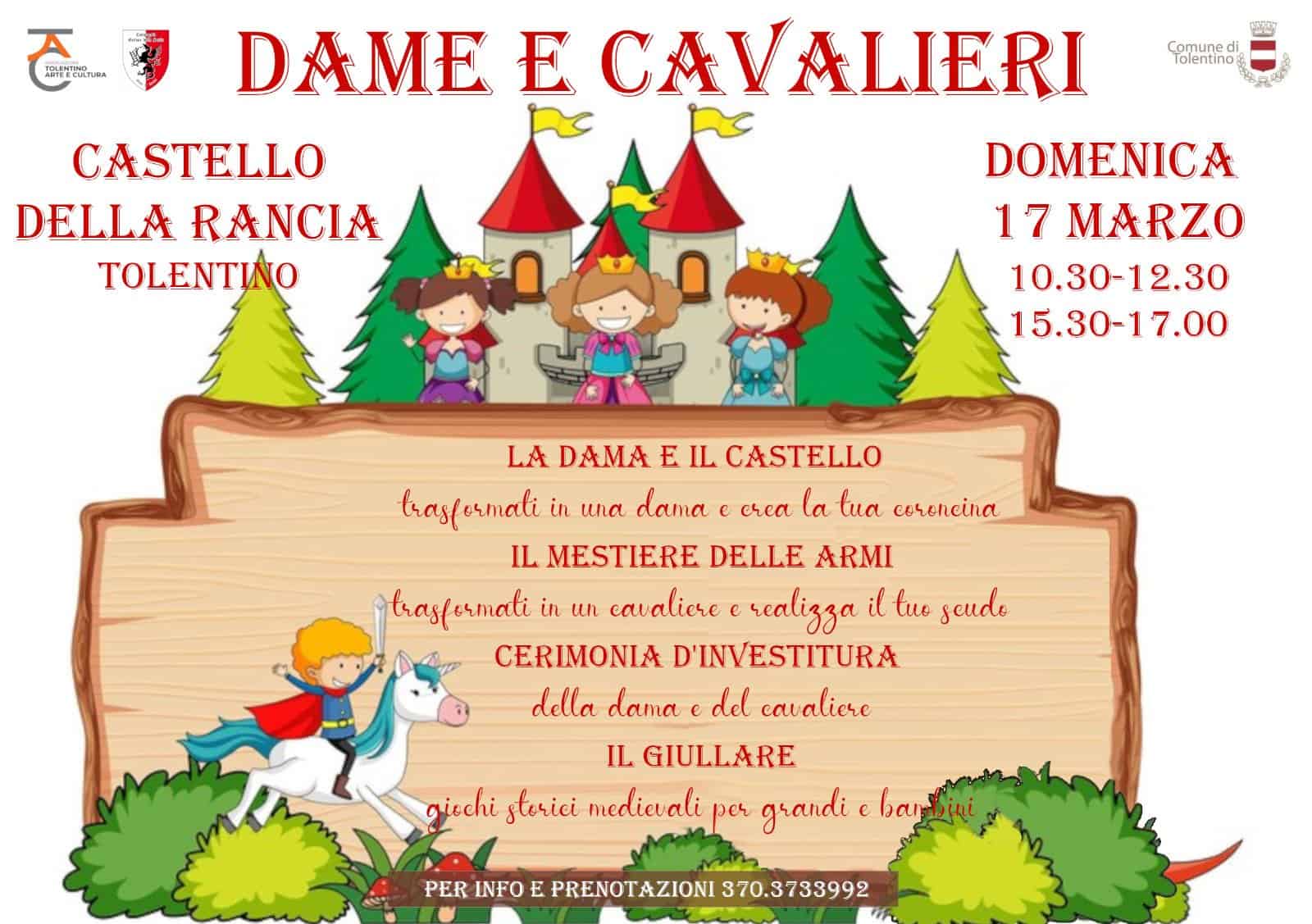 DAME e CAVALIERI al Castello della Rancia