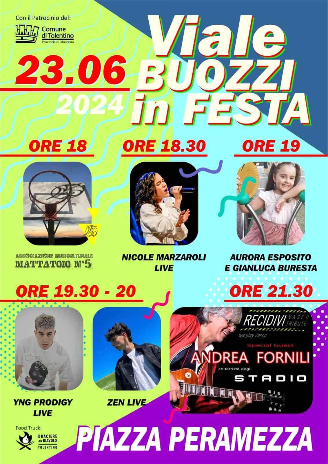 Viale Buozzi in Festa
