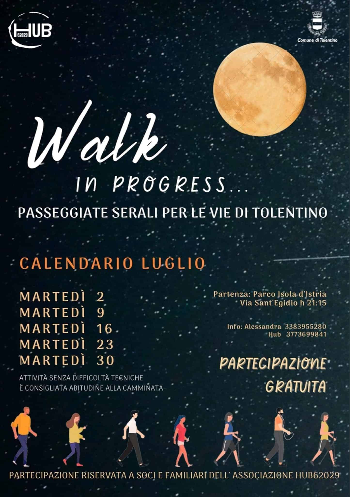 Walk in progress... passeggiate serali per le vie di Tolentino