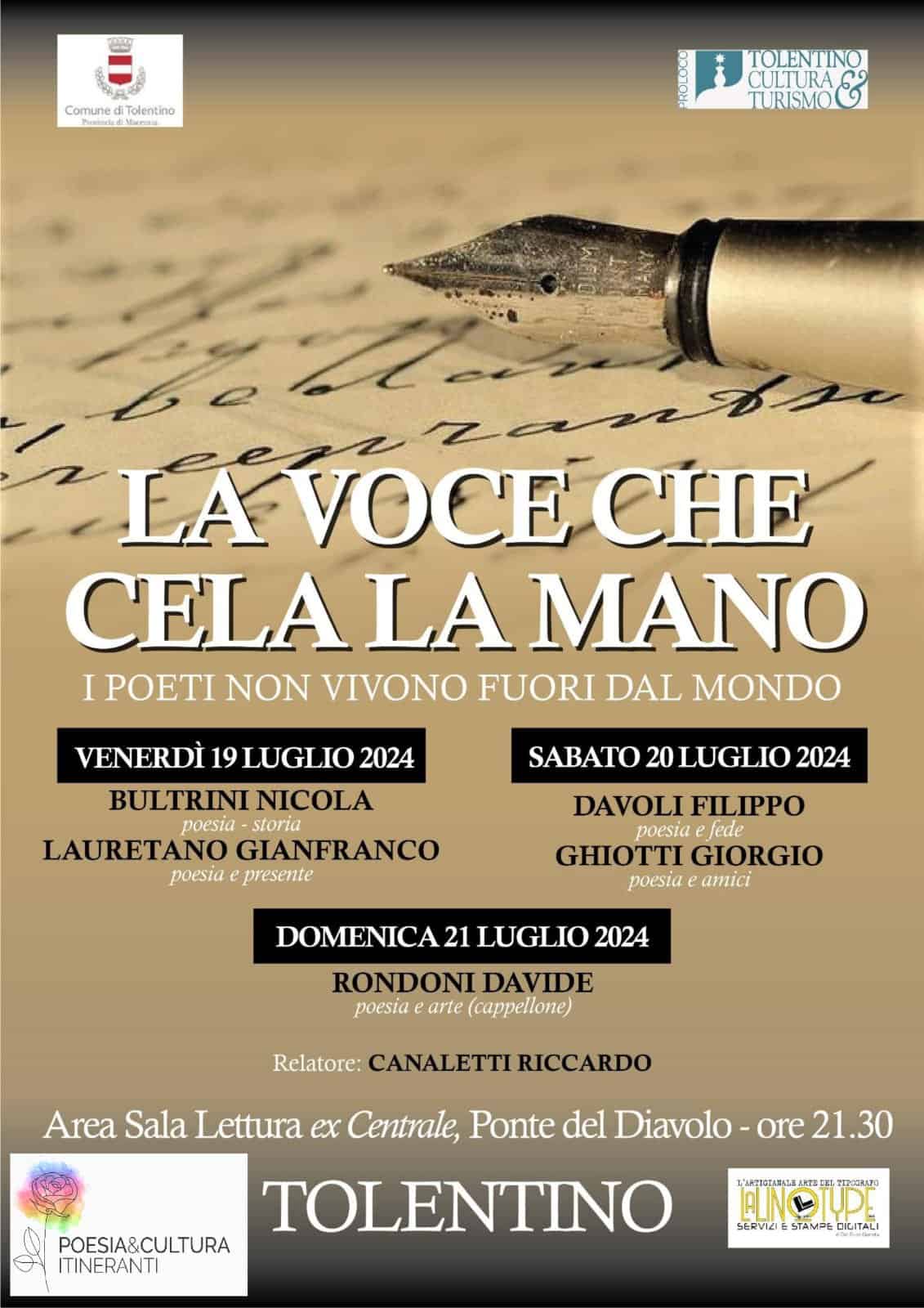 Poesia & Cultura - La voce che cela la mano