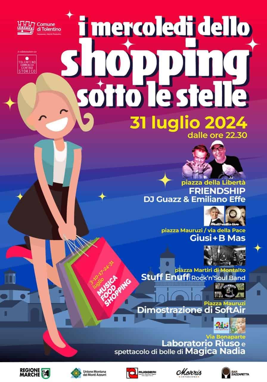 I Mercoledì dello Shopping sotto le stelle