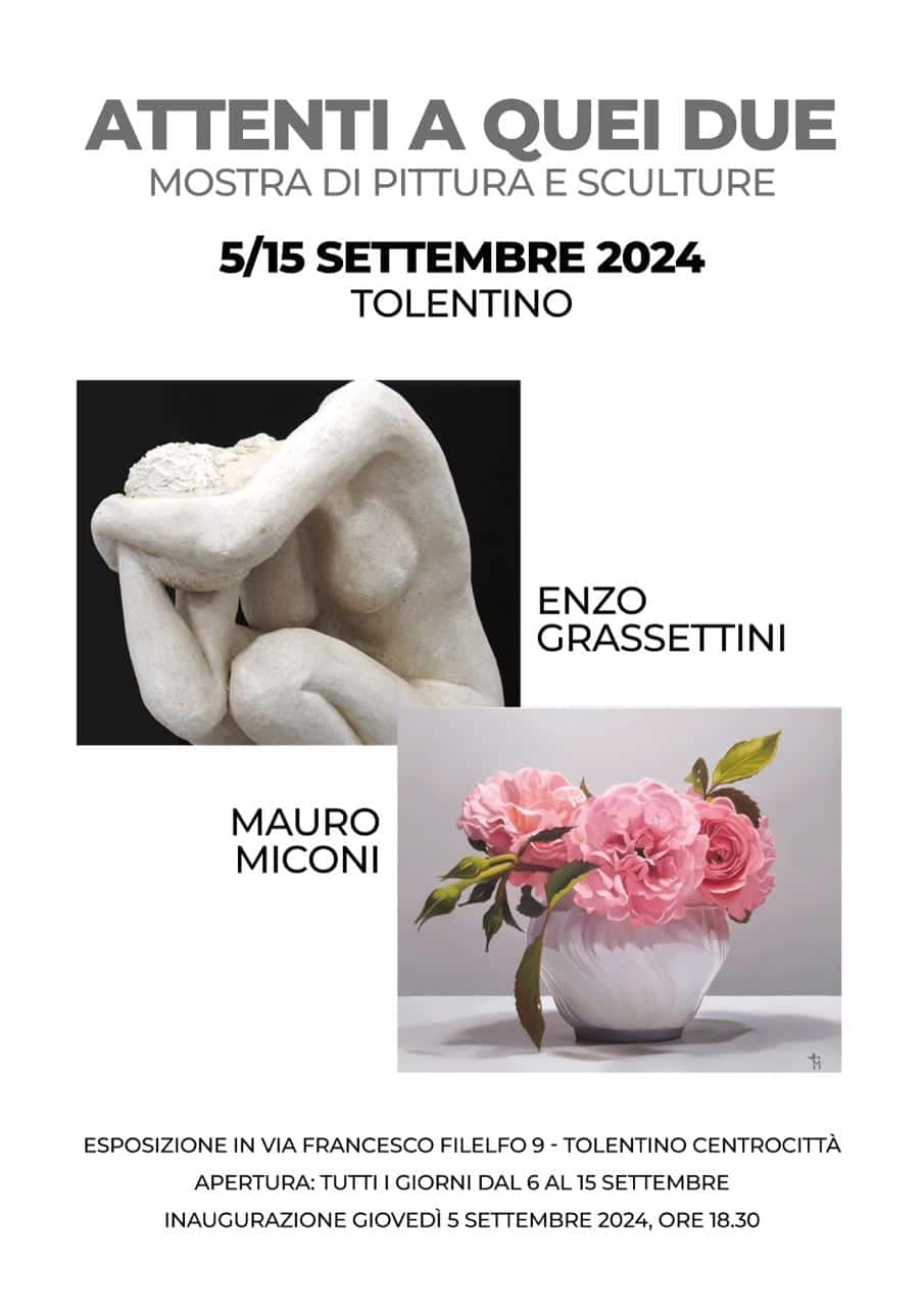 "Attenti a quei due" mostra di pittura e scultura
