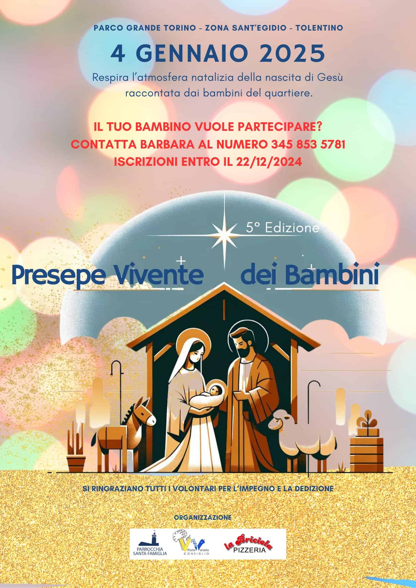 Presepe vivente dei Bambini