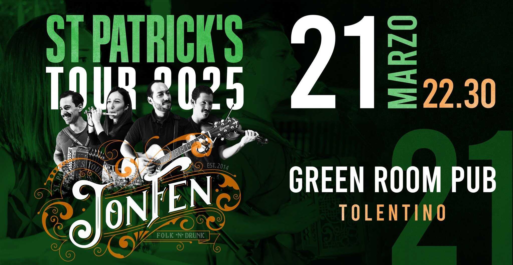 ST Patrick's Tour 2025 - JonFen.band