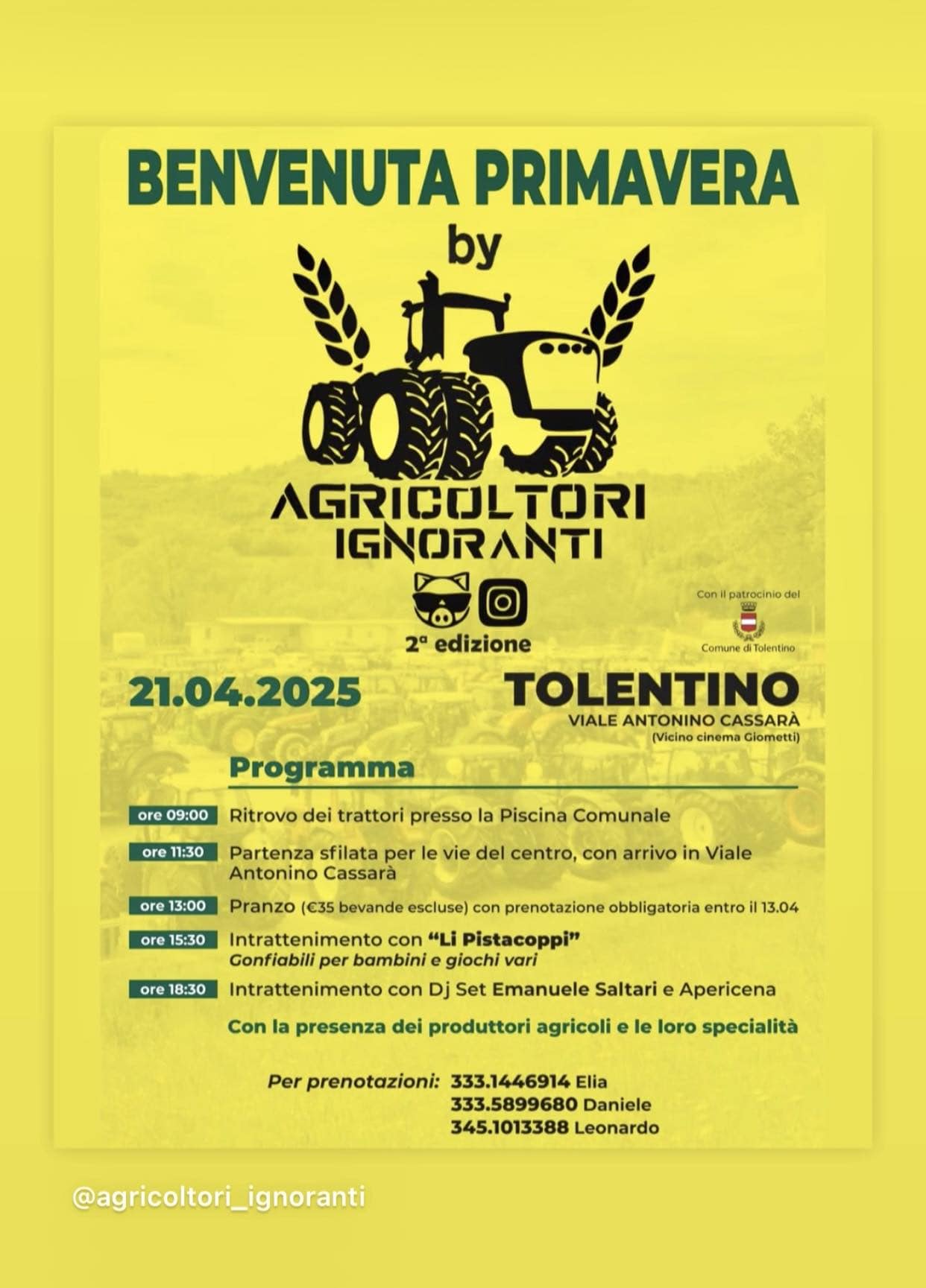 Benvenuta Primavera by Agricoltori Ignoranti
