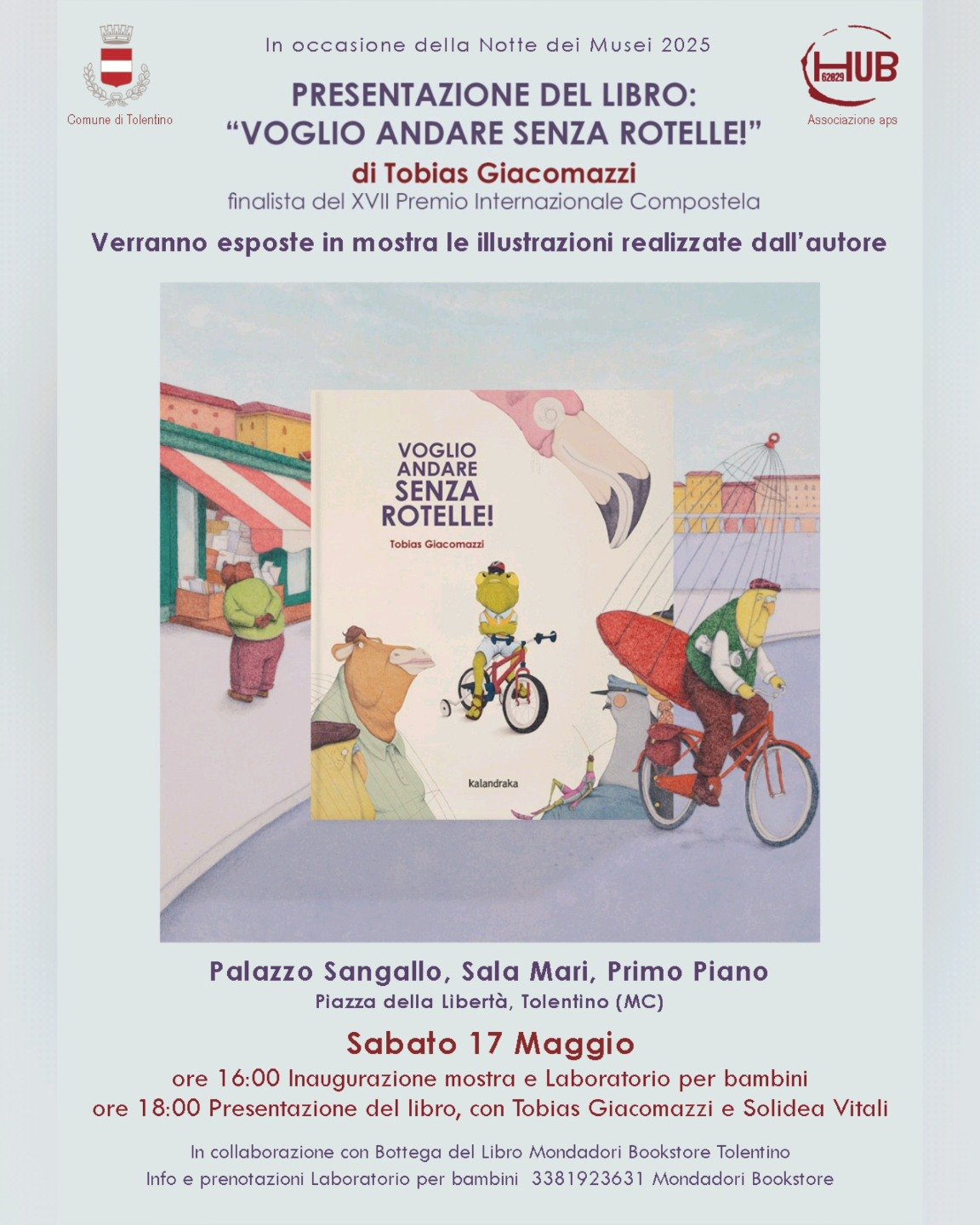 "Voglio andare senza rotelle!"