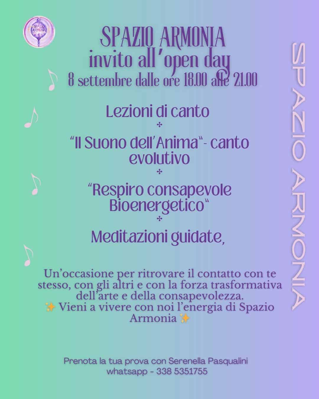 Spazio Armonia - invoto all'opera day