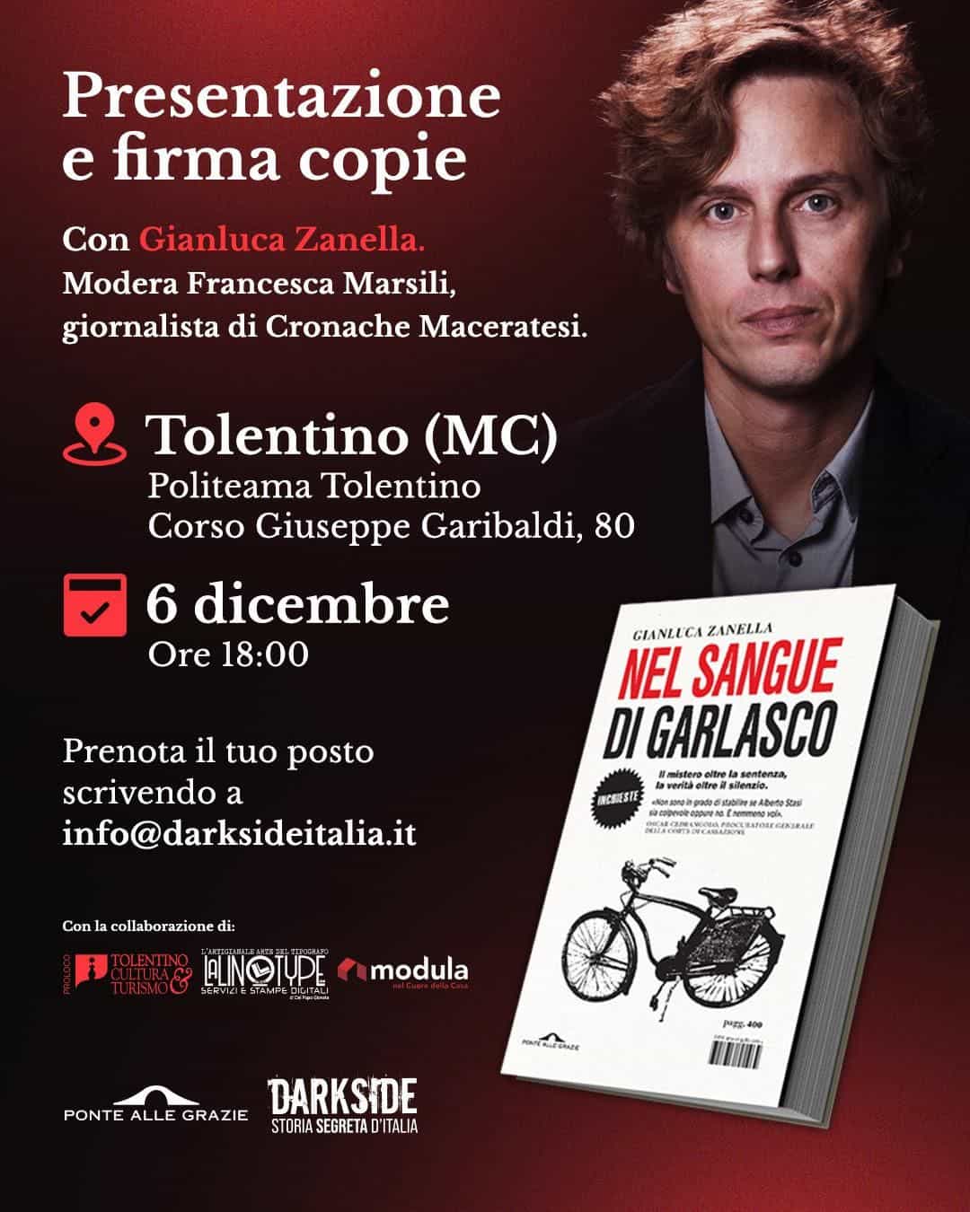 Nel sangue di Garlasco - presentazione libro