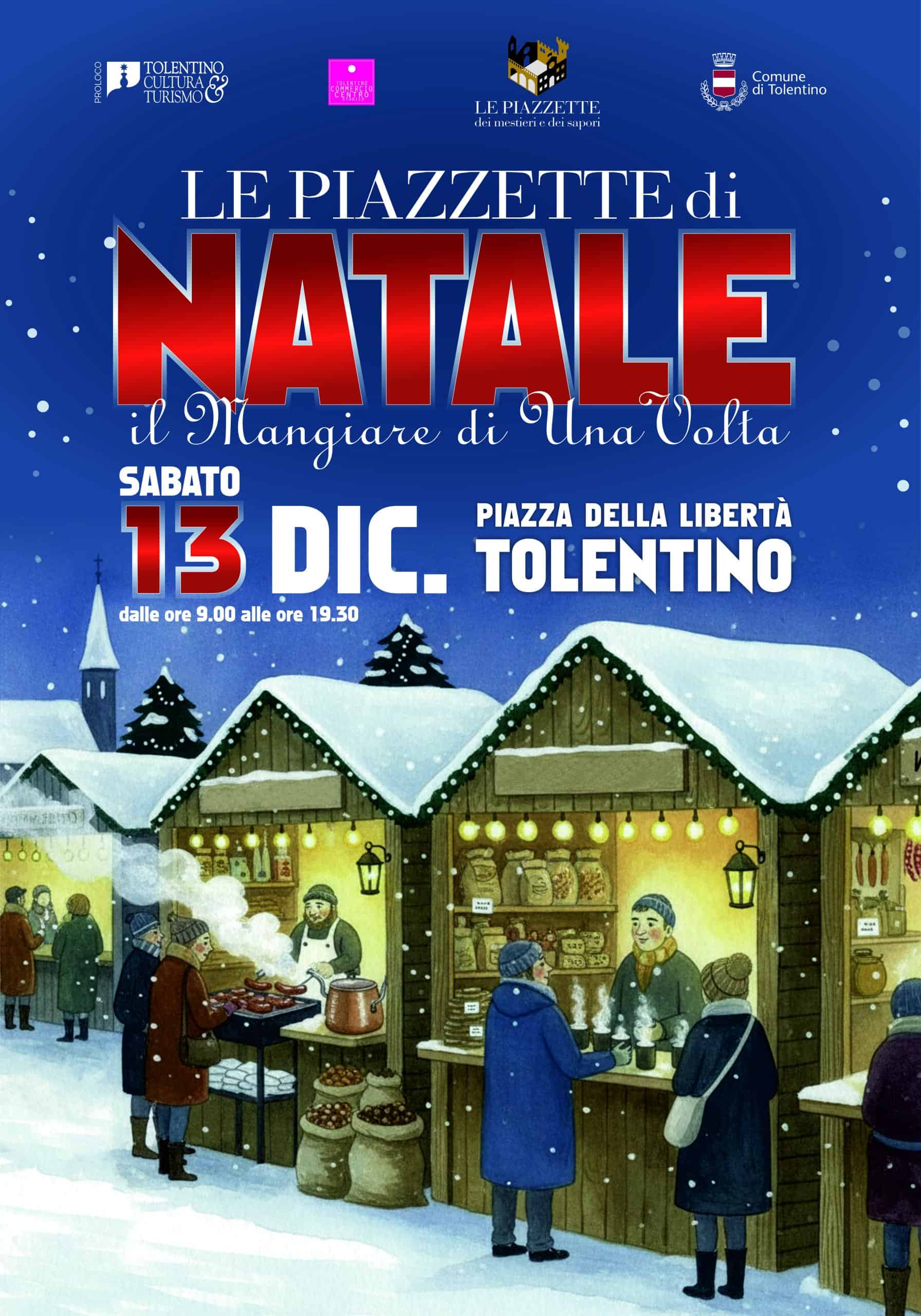 Le Piazzette di Natale, il mangiare di una volta