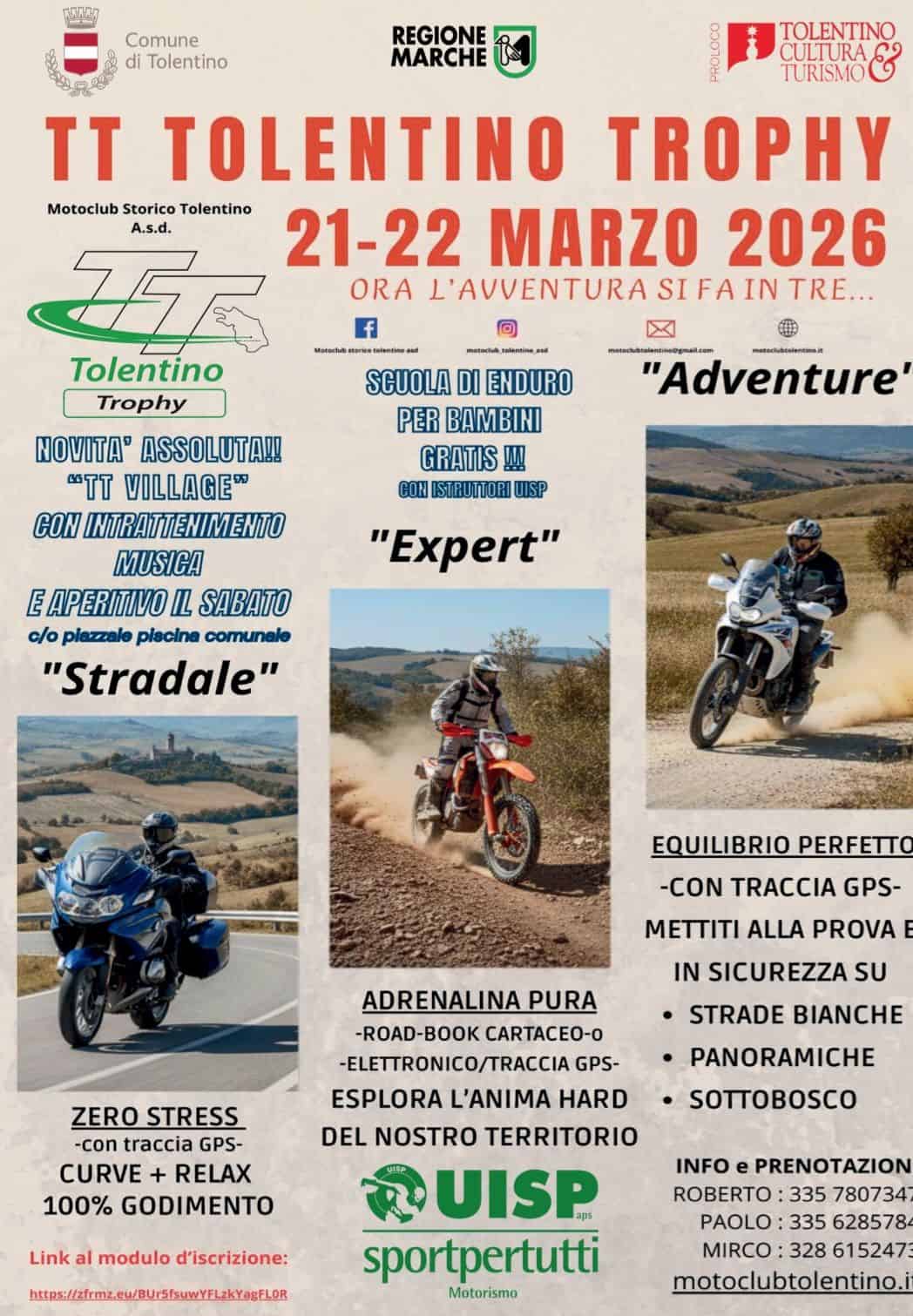 TT Tolentino Trophy - ora l'avventura si fa in tre...
