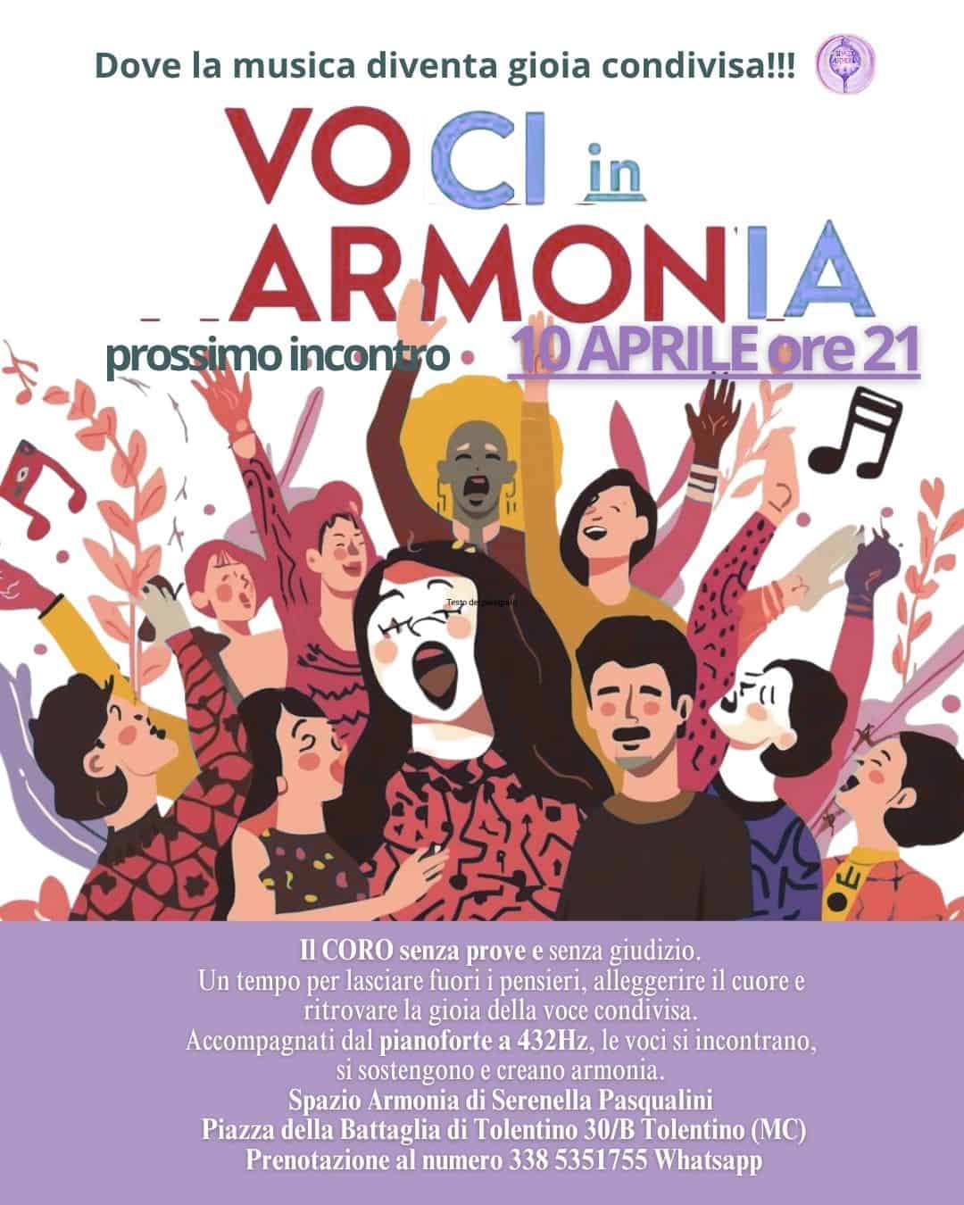 "Voci in Armonia" dove la musica diventa gioia condivisa!!!