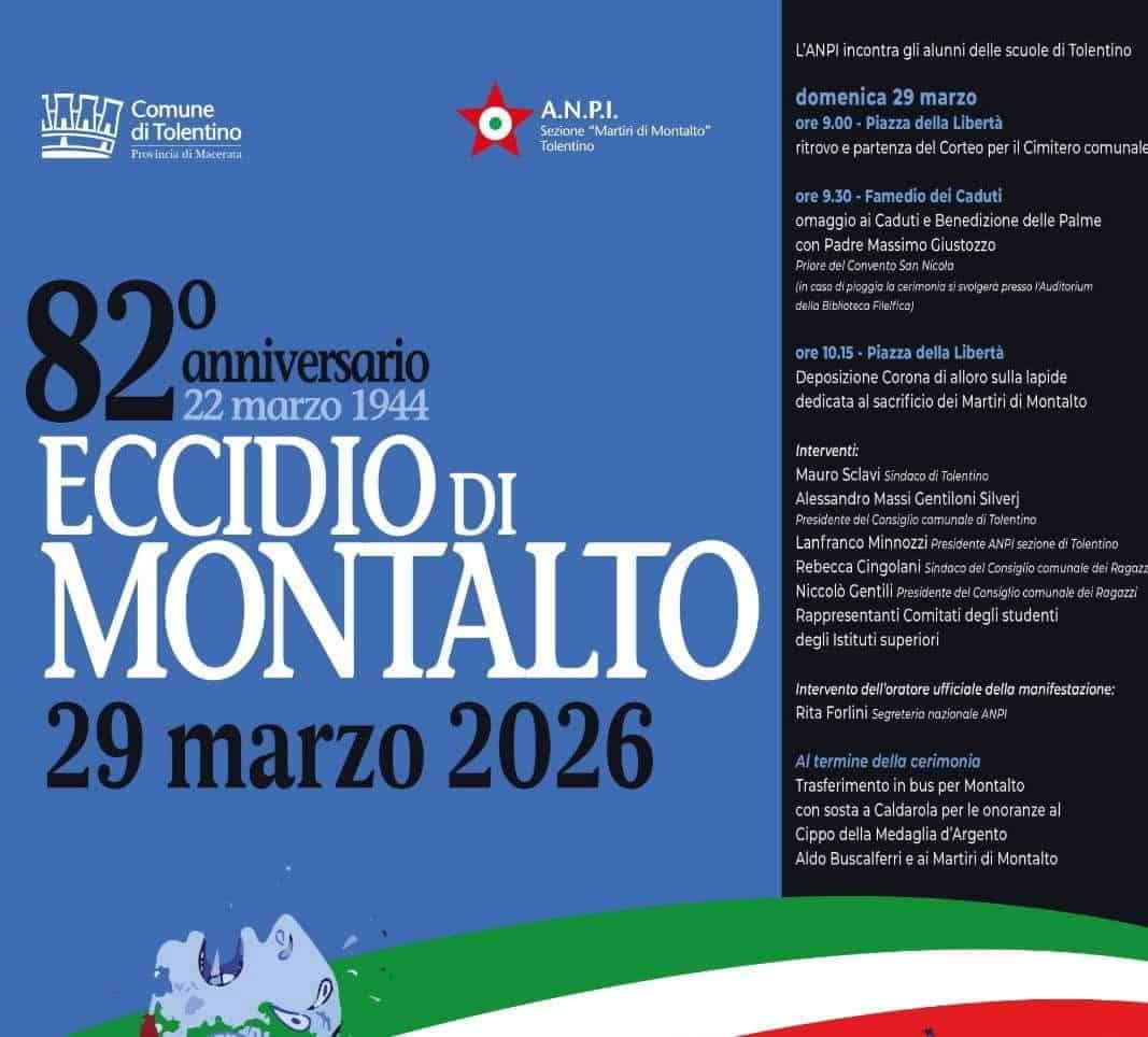 82° Anniversario Eccidio di Montalto
