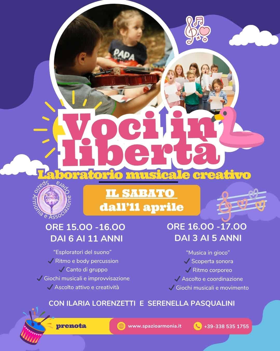 Voci in libertà - laboratorio musicale creativo